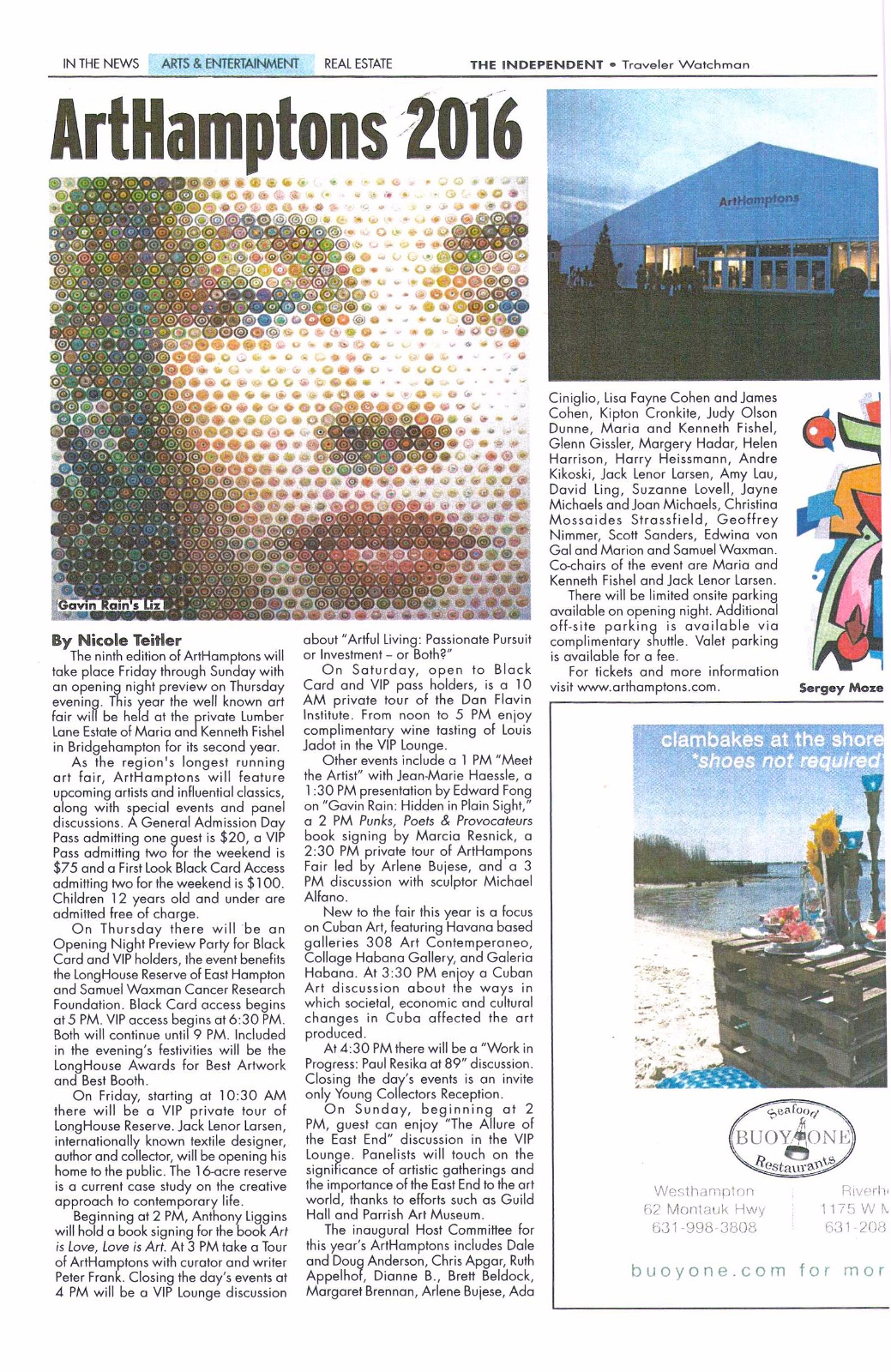 E-Moderne Galerie @ Art Hamptons (USA)